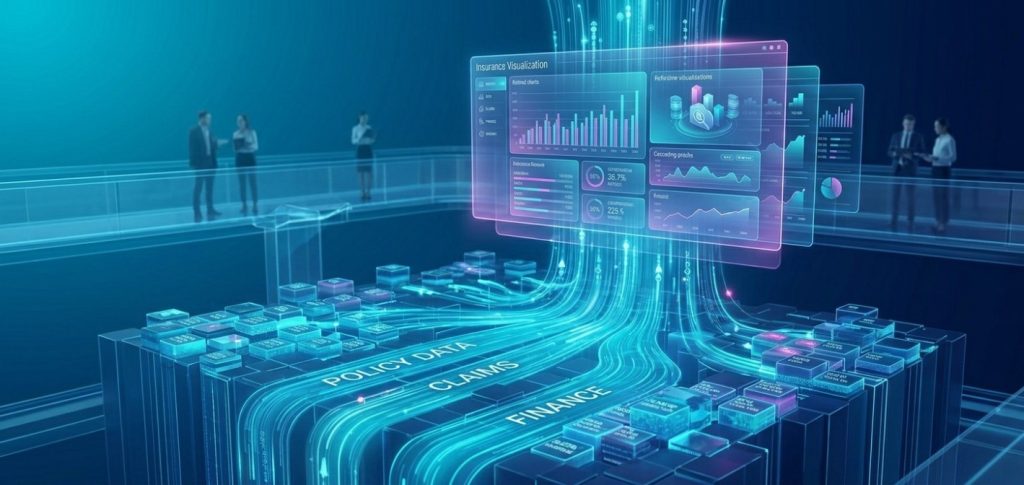 enterprise data lake insurance reporting dashboard
